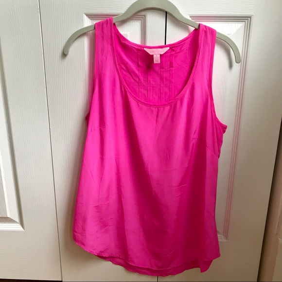 Lilly Pulitzer Tops - Lilly Pulitzer Silk Racerback Top